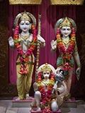 Bhagwan Shri Ram, Shri Sitaji and Shri Hanumanji